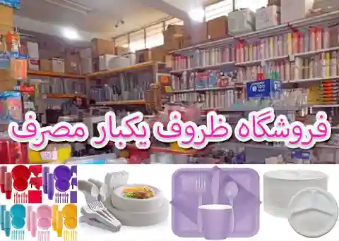 فروشگاه ظروف یکبار مصرف